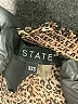 1.State 100% Polyester Animal Print Brown Cocktail Dress Size XXS - photo 7