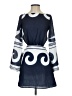 VICI 100% Polyester Graphic Blue Casual Dress Size XS - photo 1