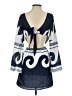 VICI 100% Polyester Graphic Blue Casual Dress Size XS - photo 2