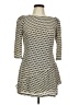 MYNE 100% Silk Houndstooth Ivory Casual Dress Size 6 - photo 1