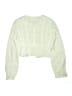 Zara Green Ivory Long Sleeve Blouse Size 13 - 14 - photo 1