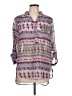 Live 4 Truth 100% Polyester Print Pink 3/4 Sleeve Blouse Size L - photo 1
