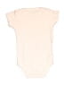 Hb 100% Cotton Solid Ivory Short Sleeve Onesie Size 0-3 mo - photo 1
