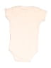 Hb 100% Cotton Solid Ivory Short Sleeve Onesie Size 0-3 mo - photo 2