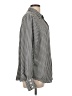 Chaps 100% Polyester Houndstooth Silver Long Sleeve Blouse Size L - photo 4