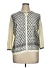Talbots 100% Polyester Ivory 3/4 Sleeve Blouse Size XL - photo 1