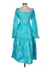 Unbranded Stars Teal Cocktail Dress Size XS (estimated) - photo 2