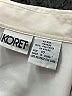 Koret 100% Polyester Color Block Ivory Long Sleeve Blouse Size 10 - photo 7
