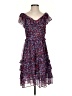 Draper James 100% Viscose Floral Blue Cocktail Dress Size 2 - photo 1