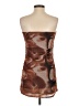 Unbranded Graphic Brown Cocktail Dress Size S - photo 2
