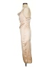 PrettyLittleThing 100% Polyester Metallic Tan Cocktail Dress Size 2 - photo 5