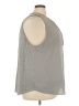 Ann Taylor LOFT Gray Sleeveless Blouse Size 26 - photo 4