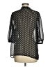 Daniel Rainn 100% Polyester Polka Dots Black 3/4 Sleeve Blouse Size M - photo 2