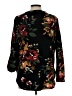 Unbranded Floral Black Long Sleeve Blouse Size L (estimated) - photo 2