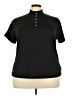 GGblue Black Short Sleeve Blouse Size 3X - photo 1