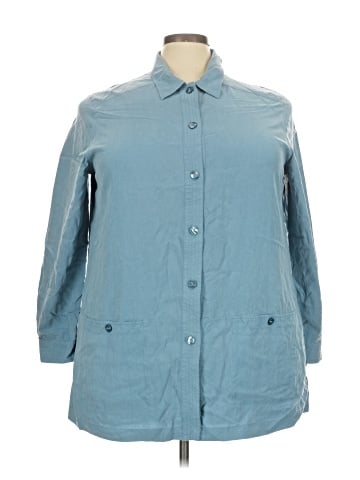 Avenue 3/4 Sleeve Silk Top (view 1)