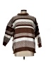 Unbranded Stripes Brown Pullover Sweater Size L (estimated) - photo 1