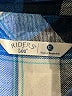 Riders by Lee 100% Cotton Plaid Blue Long Sleeve Button-Down Shirt Size XL - photo 7