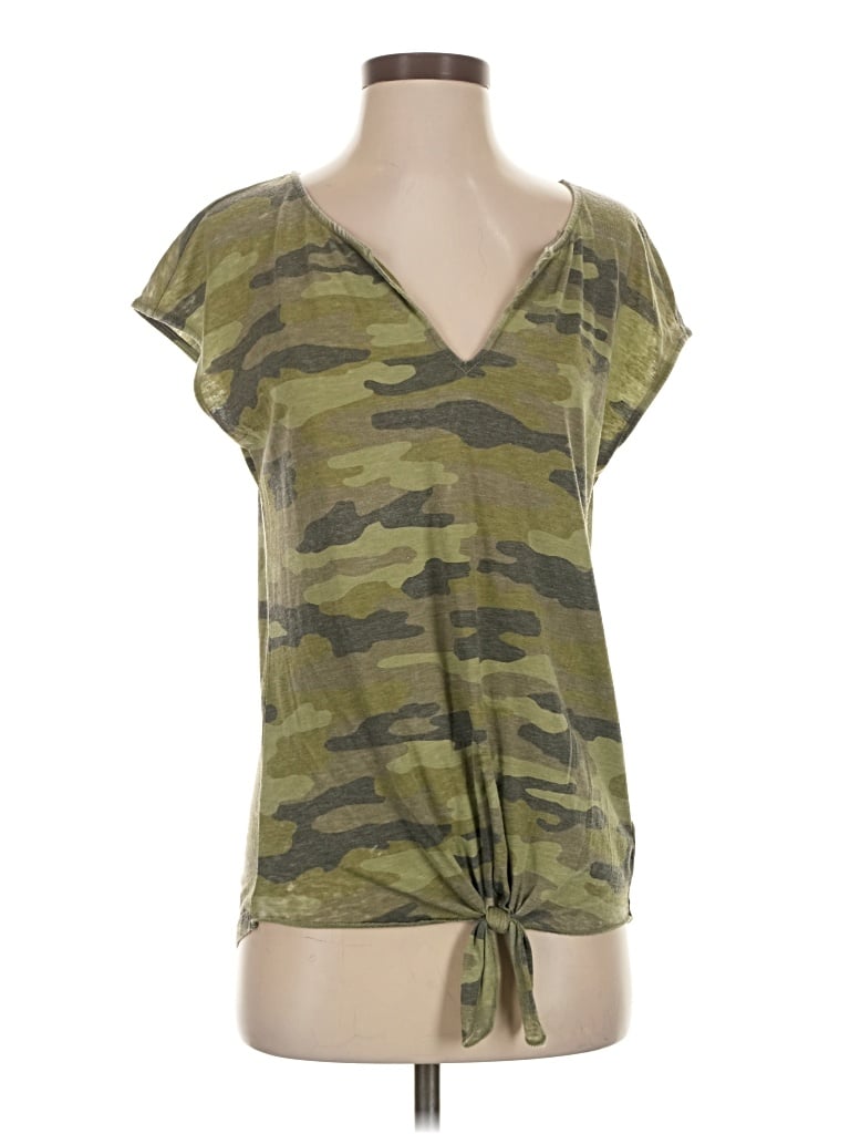 Pre-owned Lucky Brand Short Sleeve T-shirt In Green