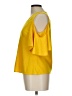 Derek Lam 100% Polyester Yellow 3/4 Sleeve Top Size EU (IT) 46 / US 10 - photo 5