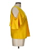 Derek Lam 100% Polyester Yellow 3/4 Sleeve Top Size EU (IT) 46 / US 10 - photo 4