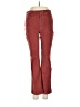 Madewell Chevron-herringbone Red Jeans Size 27 waist - photo 1