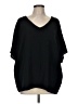 TwentyTen 100% Polyester Black Short Sleeve Blouse Size M - photo 1