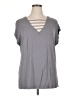 Torrid Gray Sleeveless T-Shirt Size 1X Plus (1) - photo 1