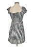 ASOS 100% Viscose Checkered-gingham Gray Casual Dress Size 0 - photo 2