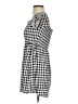 ASOS 100% Viscose Checkered-gingham Gray Casual Dress Size 0 - photo 5