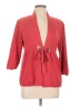 Apt. 9 100% Cotton Red Cardigan Size L - photo 1