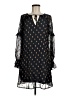 Lark & Ro 100% Polyester Polka Dots Black Casual Dress Size 6 - photo 1