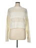True Craft 100% Acrylic Color Block Ivory Turtleneck Sweater Size XL - photo 1