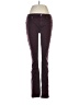 Lila Ryan Chevron-herringbone Purple Burgundy Jeans Size 29 waist - photo 1