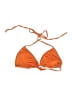 Unbranded Solid Orange Swimsuit Top Size M - photo 2