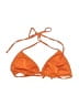 Unbranded Solid Orange Swimsuit Top Size M - photo 1