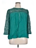 Moulinette Soeurs Teal 3/4 Sleeve Blouse Size 14 - photo 1