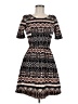 Assorted Brands Print Black Casual Dress Size M - photo 1