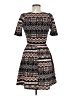 Assorted Brands Print Black Casual Dress Size M - photo 2
