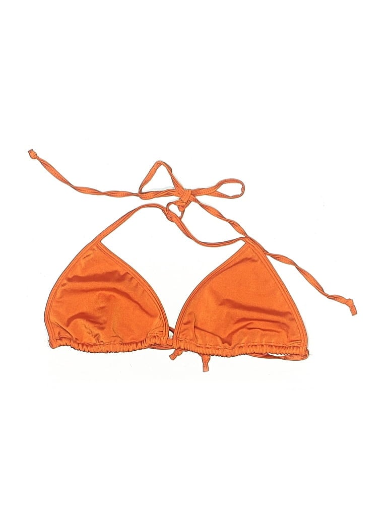 Pre-owned Lyaner Swimsuit Top Orange Swimwear