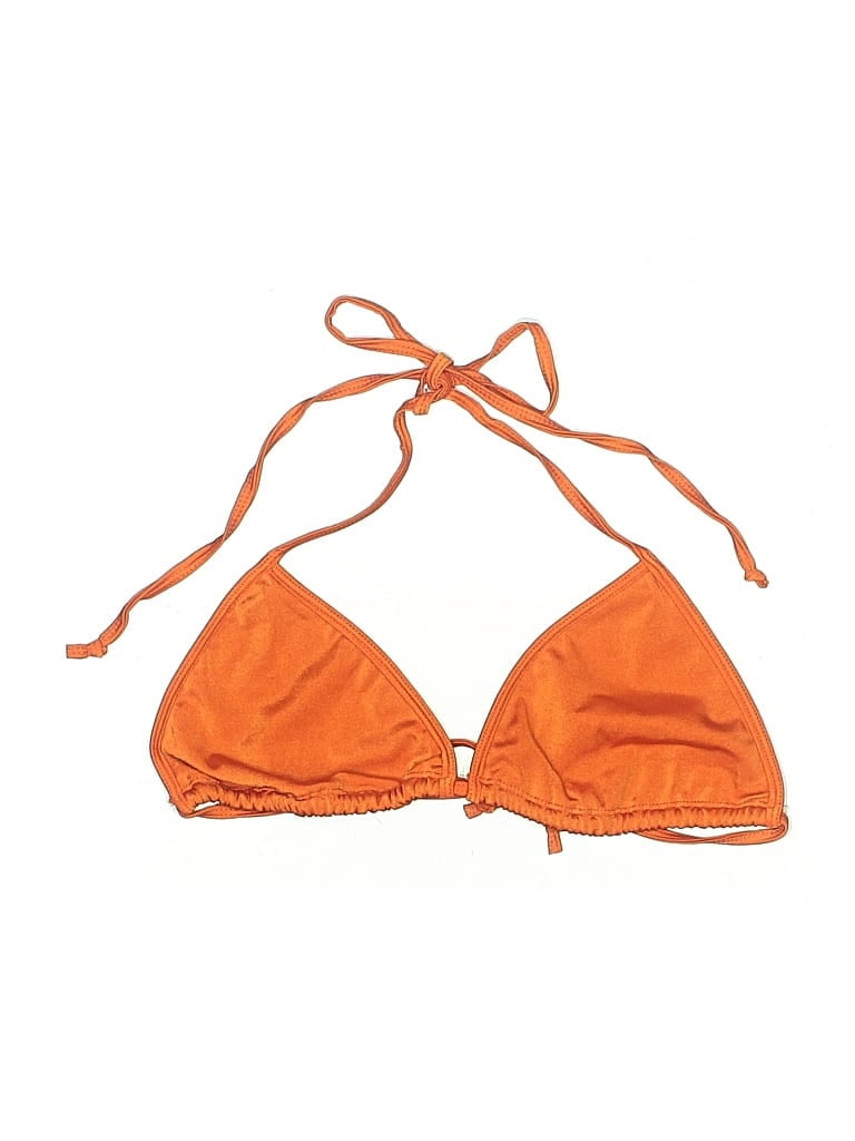 Pre-owned Lyaner Swimsuit Top Orange Swimwear