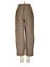 Shein 100% Polyester Houndstooth Brown Casual Pants Size 2 - photo 1