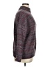 AGB 100% Polyester Tweed Burgundy Turtleneck Sweater Size XL - photo 4