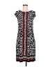 Madison Leigh Animal Print Black Casual Dress Size 6 - photo 1