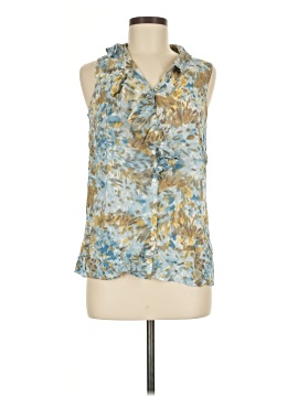 Ann Taylor Loft Outlet Sleeveless Button Down Shirt