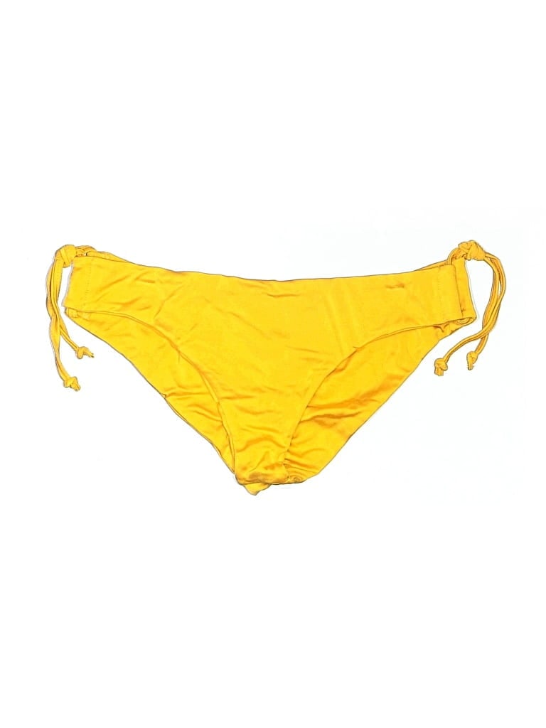 Pre-owned Unbranded Swimsuit Bottoms In Yellow