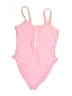 Old Navy Solid Pink One Piece Swimsuit Size S - photo 1