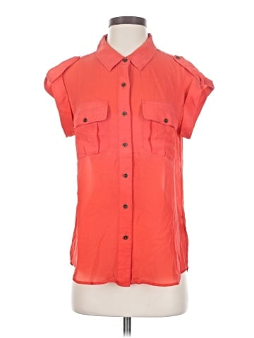 Broadway & Broome Short Sleeve Silk Top (view 1)