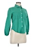 Micas Green Long Sleeve Blouse Size M - photo 2