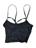 Unbranded Solid Black Swimsuit Top Size M - photo 1